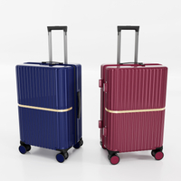 20 24 28 Inch Abs Pc Tsa Lock Travel Luggage Flieger Trolley Case 3 Pcs Set Zipper Luggage