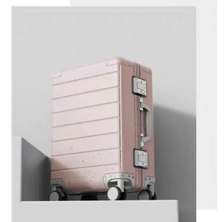 100% Aluminum Luggage 26 Inch Aluminum Frame Suitcase High Quality Travel Bag Business Trolley Bag Tsa Lock Case