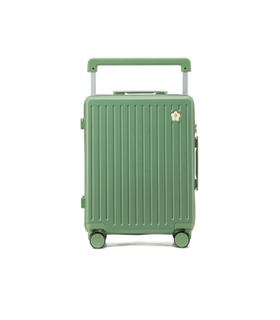 20 Inch Wide Trolley Luggage Abs Pc Zipper Suitcase Tsa Lock Cabin Luggage Carry on Trolley Bag 