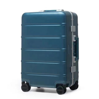 20 24 28 Inch Thin Aluminum Frame Luggage Business Suitcase Tsa Lock Travel Trolley Bag High Quality Bag