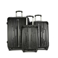 Abs 3pcs Set Luggage 20 24 28 Inch Trolley Bag Tsa Lock Luggage Travel Baggage