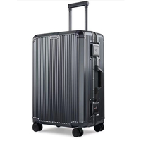 Tsa Lock Abs Pc Luggage Business Suitcase Aluminum Frame Check in Luggage Carry on Baggage 