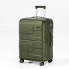 100%PC Textured Luggage ＆Durable 360° Spinner Wheels-Multi-Size Travel Trolley