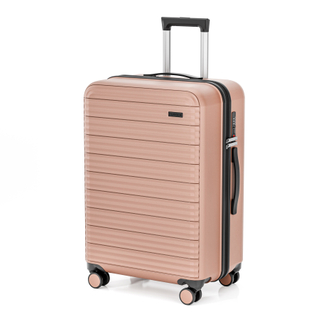 Matte PP Hard-Shell Suitcase with Stain-Resistant Surface & Dual Zipper Closure - Great for Stylish Daily Commuters