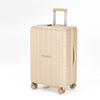 Transparent Dual-Wheel Sleek Hard-Shell Suitcase with Impact-Resistant Build & Smart Storage - Ideal for Trendy Business Travelers