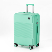 Roomy Stain-Resistant PP Hard-Shell Suitcase with Sturdy Build & Practical Design - Family's Top Choice for Travel