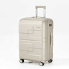 100%PC Textured Luggage ＆Durable 360° Spinner Wheels-Multi-Size Travel Trolley