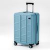 Sleek Diamond-Striped PP Hard-Shell Luggage with Durable Body & Roomy Interior - A Must-Have for Chic Weekend Trippers