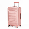 Lightweight PP Hard-Shell Suitcase with 360° Spinner Wheels & Telescopic Handle - Ideal for International Journeys