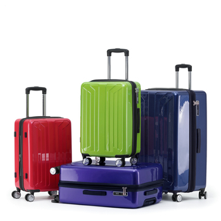 Abs Pc Tsa Lock Business Trolley Luggage 20 24 28 Inch 3 Pcs Set Travel Suitcase