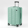 Sleek Diamond-Striped PP Hard-Shell Luggage with Durable Body & Roomy Interior - A Must-Have for Chic Weekend Trippers
