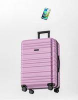 Lightweight Suitcase Set 20 24 28 Inch Travel Trolley Bag - TSA Approved Lock, 360 Spinner Wheels & Built-in Rechargeable Power Bank 