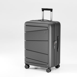 Scratch-Resistant Textured PP Hard-Shell Suitcase with 360° Spinner Wheels & TSA Lock - Perfect for Global Adventurers