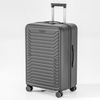 Premium Striped PP Hard-Shell Suitcase with Robust Build & Free Combination Storage System