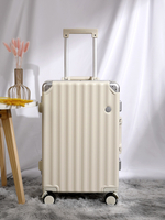 Abs Pc Aluminum Frame Luggage 20 24 28 Inch Single Packing Box High Quality Travel Suticase Tsa Lock Bag