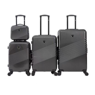 14 20 24 28 Inch 4 Pcs Set Abs Pc Luggage Travel Check in Baggage Carry on Suitcase Tsa Lock Trolley Bag 