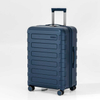 Hard-Shell Striped Luggage with 360° Spinner Wheels & Telescopic Handle - Durable Travel Suitcase for Global Journeys