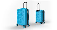 New Arrival OEM Custom Printed Carry On ABS PC Travelling Suitcase Luggage 20 24 28 Inch Set Packing Tsa Lock
