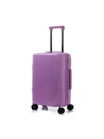 High Quality Colorful Female Luggage 20 24 28 Inch Abs Pc Tsa Lock Suitcase with Expandable Zipper