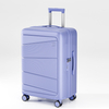 Scratch-Resistant Textured PP Hard-Shell Suitcase with 360° Spinner Wheels & TSA Lock - Perfect for Global Adventurers