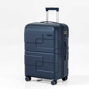 100%PC Textured Luggage ＆Durable 360° Spinner Wheels-Multi-Size Travel Trolley