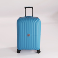 2023 Fashion Luggage ABS PC Expandable Spinner Wheel Carry On Trolley Luggage Tsa Lock