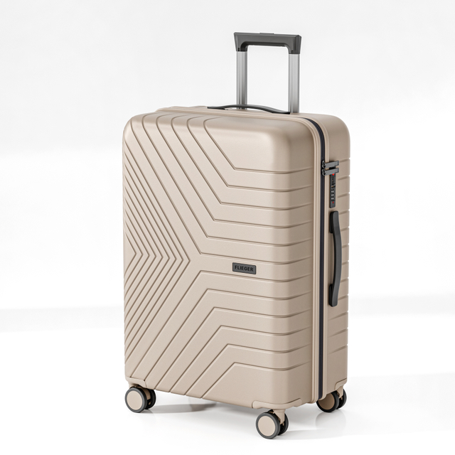  All-purpose Durable Chevron Grooved Hard-shell Luggage