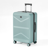Anti-scratch Vertical Stripe PP Suitcase, Lightweight Hard-shell Travel Luggage with Smooth Telescopic Handle & TSA Lock