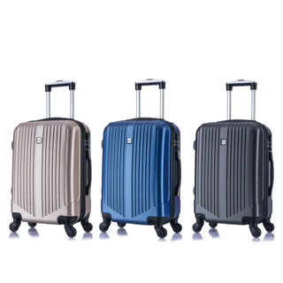 20 24 28 Inch 3Pcs Set Abs Pc Luggage Travel Check in Baggage Carry on Suitcase Tsa Lock Trolley Bag Flieger Luggage