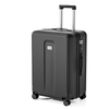 Minimalist Vertical Groove Embossed ABS Trolley Case, Matte Hard Shell Travel Luggage with Smooth Silent Wheels and TSA Combination Lock