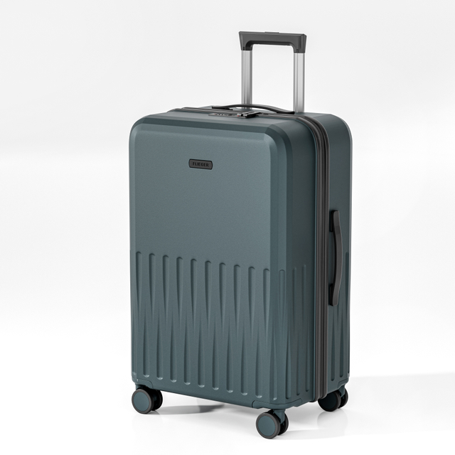 Premium Scratch-Resistant British Grain Embossed PP Hard Case Trolley with Silent Wheels & Durable Matte Finish