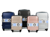 Scratch-Resistant Circular Wave Groove PP Hard Shell Luggage with Silent Spinner Wheels