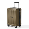 BS Hard Shell Luggage with Vertical Stripe Design, Silent Spinner Wheels & TSA Lock