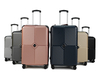 Diamond Chevron V-Shape Groove ABS Trolley Case, Hard Shell Travel Luggage with Anti-Scratch Surface, Silent Smooth Spinner Wheels