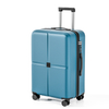 Sleek Grooved Matte Finish Hard Shell Trolley Case with Smooth-Rolling Double Spinner Wheels
