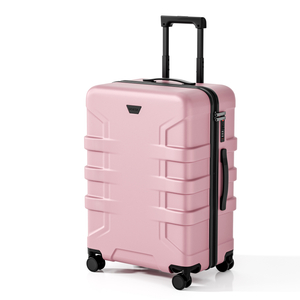 Scratch Resistant Armor Horizontal Groove Matte ABS Hard Shell Luggage with Silent Spinner Wheels