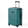 Matte ABS Carry-On Luggage with Horizontal Ribbed Texture, 360° Silent Spinner Wheels & TSA Lock