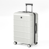 Premium Scratch-Resistant Wavy Stripe-Embossed PP Hard Case Trolley with Silent Wheels & Durable Matte Finish