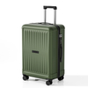 BS Hard Shell Luggage with Vertical Stripe Design, Silent Spinner Wheels & TSA Lock