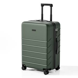 Horizontal Groove Matte ABS Hard Shell Luggage with Silent Spinner Wheels