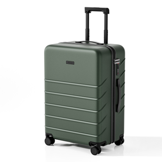 Horizontal Groove Matte ABS Hard Shell Luggage with Silent Spinner Wheels