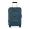 Reinforced V-Groove Pattern PP Luggage, Durable Scratch-Resistant Hard Shell Trolley with Silent Wheels