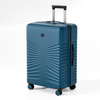 Scratch-Resistant Radial Fan Embossed PP Hard Shell Luggage with Silent Spinner Wheels & Matte Finish