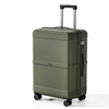 ABS Hard Shell Luggage with Horizontal Groove Design, Silent Spinner Wheels & TSA Lock