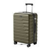 ardside Grooved Carry-On Luggage, Lightweight Impact-Resistant Travel Case with Double Spinner Wheels and Recessed TSA-Approved Lock.