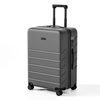 Horizontal Groove Matte ABS Hard Shell Luggage with Silent Spinner Wheels