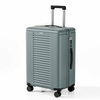 Textured ABS Hard Shell Luggage with Horizontal Stripe Embossed Design, Silent Spinner Wheels & TSA Lock