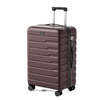 ardside Grooved Carry-On Luggage, Lightweight Impact-Resistant Travel Case with Double Spinner Wheels and Recessed TSA-Approved Lock.