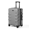 Scratch Resistant Armor Horizontal Groove Matte ABS Hard Shell Luggage with Silent Spinner Wheels