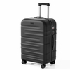 Matte ABS Hard Shell Luggage with Textured Embossed Design, Silent Spinner Wheels & TSA Lock